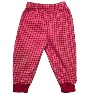 Vintage Y2K All Mine Red Plaid Elastic Pants